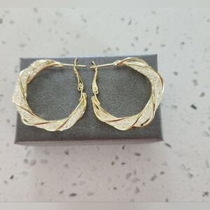 Gold-tone Hoop Earrings